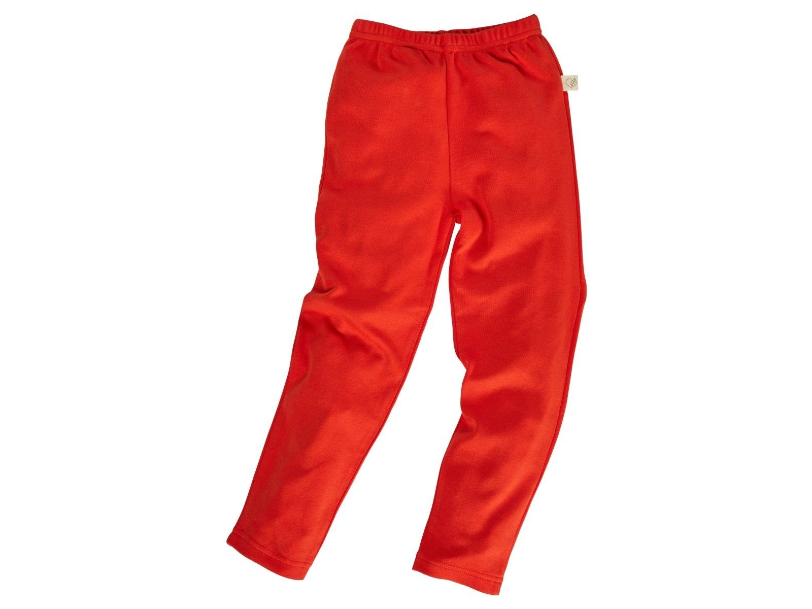Kinder Leggings Bio-Baumwolle rot Gr.110/116