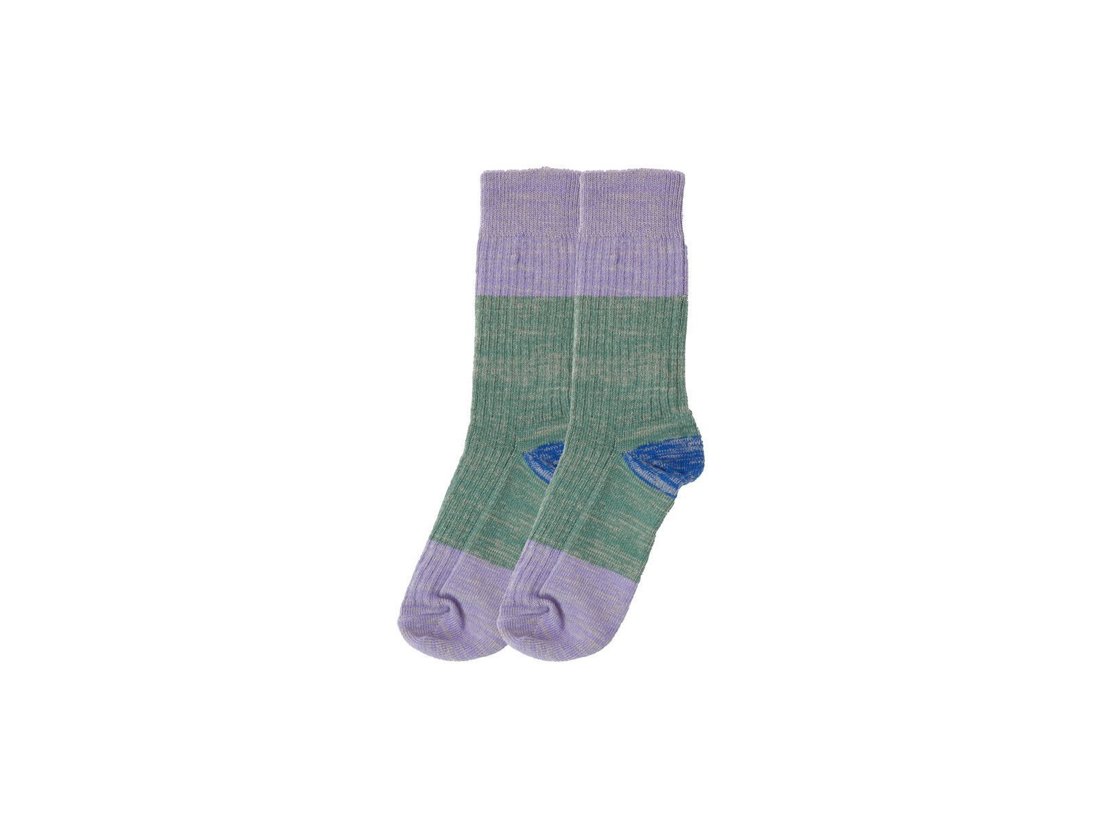 Herren Socken Wollfgang grün-lila Gr.43-46