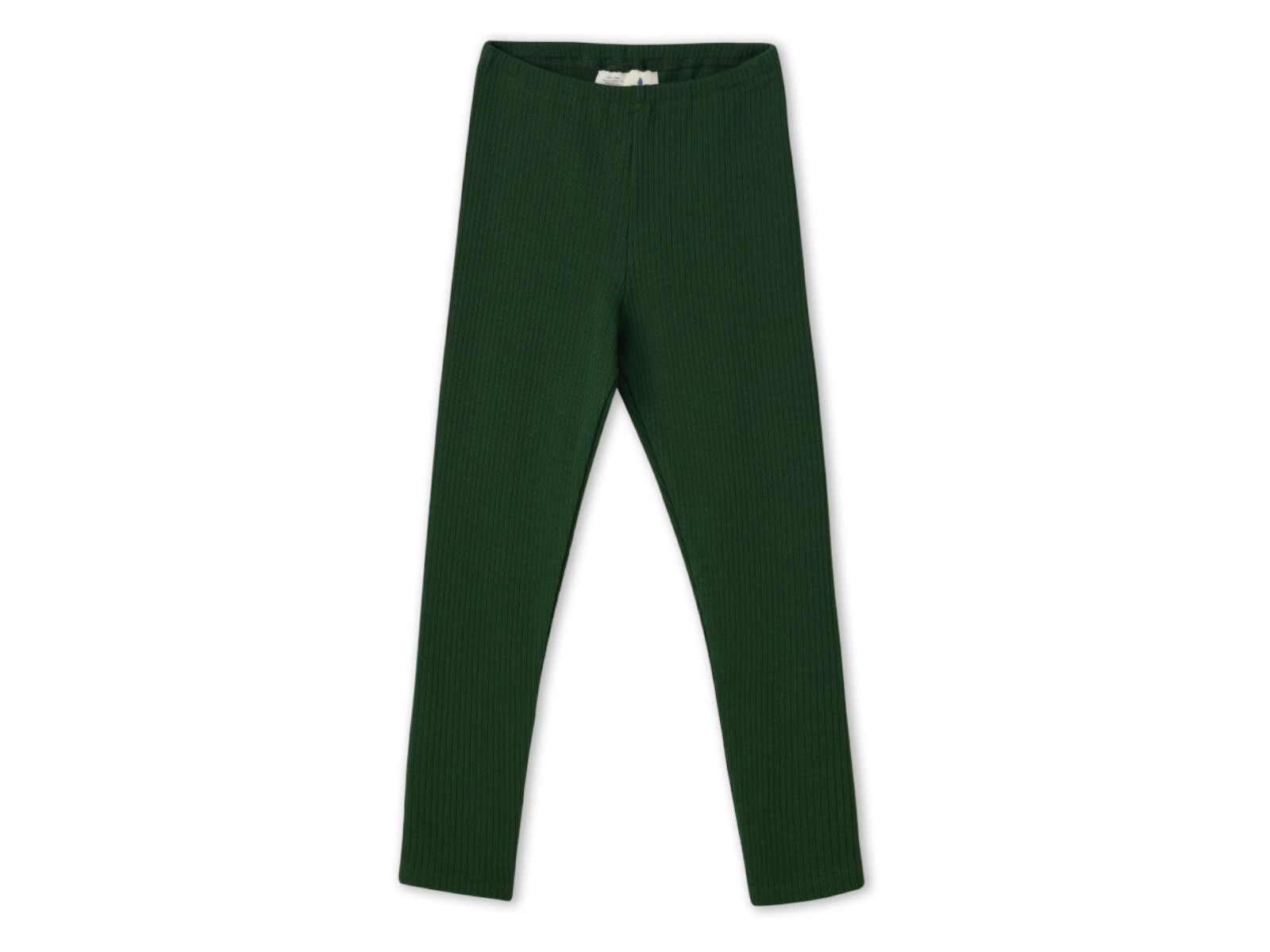 Baby und Kinder Leggings Ripp Qualität Bio Baumwolle tannennadel Gr.128
