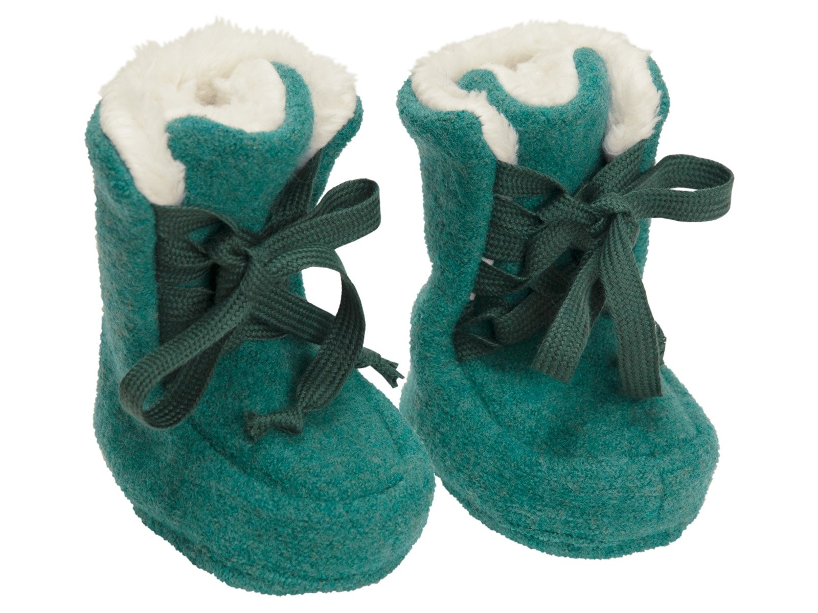Pickapooh Baby Hausschuhe Babyschuhe Walk-Boots melange-grün Gr.2 (3-6 Monate)