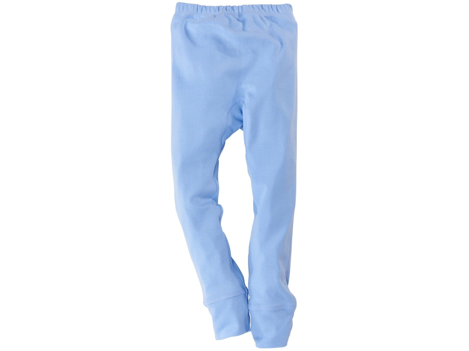 Kinder Unterhose lang Bio-Baumwolle hellblau Gr. 92