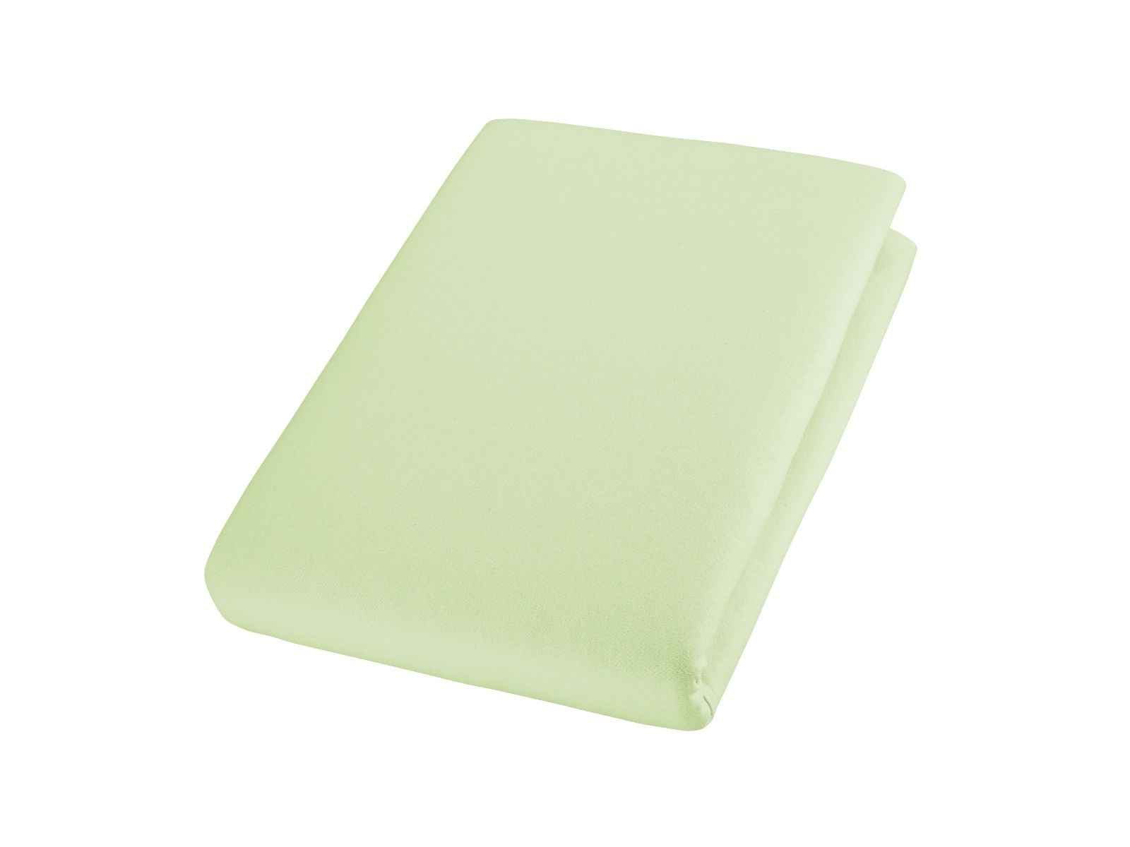Spannbettlaken Bio-Baumwolle Jersey hellgrün Gr.3 (140x200x18-160x200x18 cm)