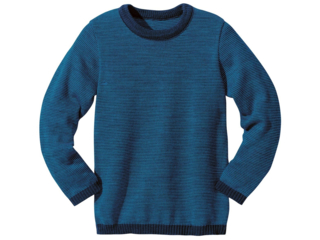 Kinder Strickpullover marine-blau
