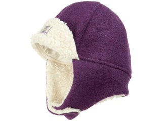 Baby und Kinder Mütze "Fynn" lila