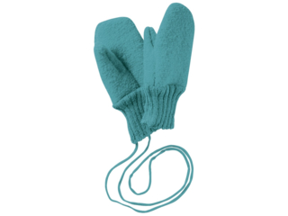 Baby und Kinder Handschuhe, Merino-Wollwalk (kbT) lagoon