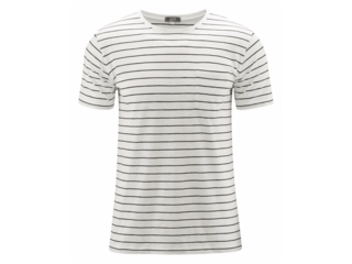 Herren T-Shirt "Ignacio" white-ink blue