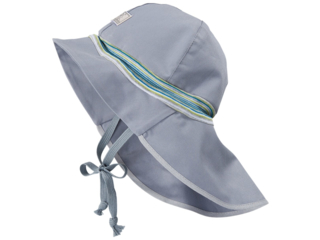 Baby und Kinder Mütze Feuerwehr UV-20 grau