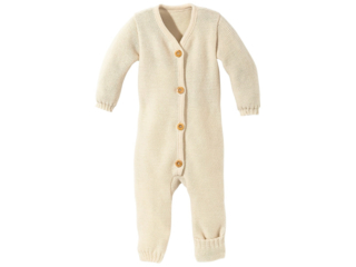 Baby Overall, Merino-Wollstrick (kbT) natur