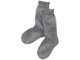 Kindersocken melange-grau