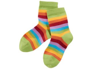 Kinder Socken Baumwolle (kbA) stachelbeer-sonne