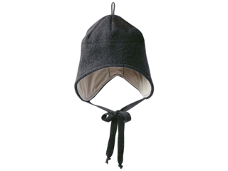 Baby und Kinder Mütze, Merino-Wollwalk (kbT) anthrazit