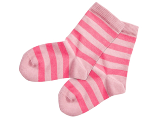 Kinder Ringelsocken altrosa-erdbeere