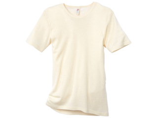 Kurzarm Unterhemd Unisex natur