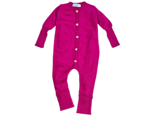 Baby Overall Bio-Merinowolle (kbT)-Seide beere