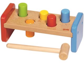 Hammerbank aus Holz 7-teilig
