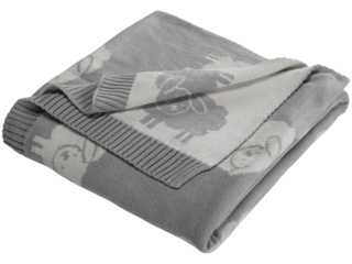 Babydecke Bio-Baumwolle, Schäfchen grey