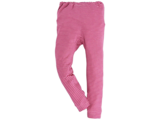 Kinder Unterhose langes Bein pink-geringelt