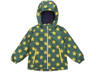 Kinder Winterjacke mit Kapuze "Marno" grün