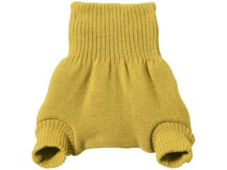 Wollwindelhose doppellagig curry, 100% Schurwolle (kbT)