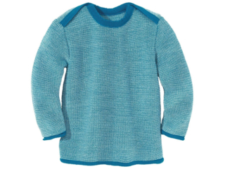 Baby und Kinder Pullover melange-blue