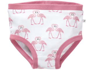 Mädchen Slip Bio-Baumwolle Flamingo
