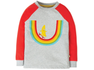 Kinder Langarmshirt Regenbogen