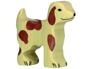 Holzfigur "Hofhund, klein" Auf dem Bauernhof
