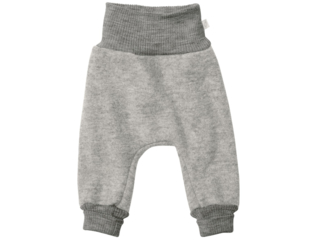 Baby Hose Bio-Merino-Wollwalk (kbT) hellgrau