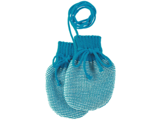 Baby Handschuhe melange-blue