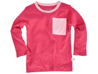 Kinder Langarmshirt Bio-Baumwolle pink