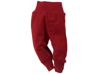 Baby Hose mit Nabelbund melange-rot