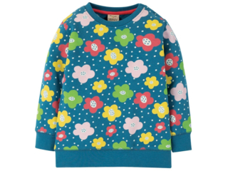 Kinder Langarmshirt Blümchen