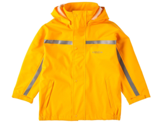 Kinder Buddeljacke und Regenjacke Räuberwald gelb