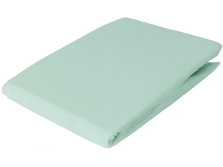 Spannbettlaken Bio-Baumwolle mint