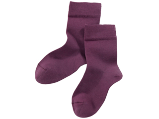 Kinder Socken brombeer
