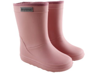 Kinder Gummistiefel mit Schurwoll-Fell rose