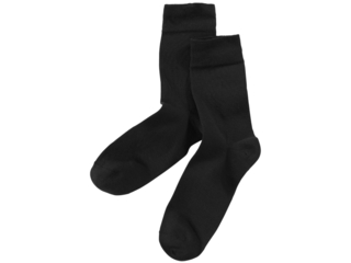 Feine Socke schwarz