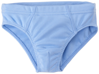 Jungen Slip Bio-Baumwolle hellblau