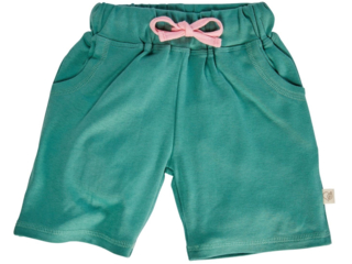 Kinder Shorts Bio-Baumwolle grün