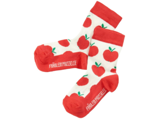 Kinder Socken Apfel rot