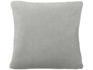 Kissenbezug 40x40 cm Bio Baumwolle vanilla-grey-melange
