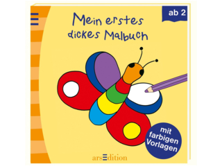 Mein erstes dickes Malbuch,mit farbigen Malvorlagen