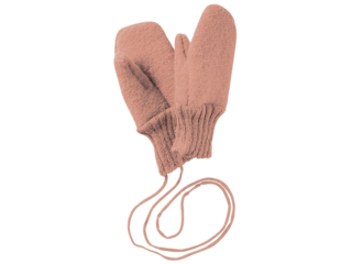 Baby und Kinder Handschuhe, Merino-Wollwalk (kbT) rose