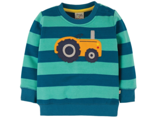 Baby und Kinder Langarmshirt Traktor