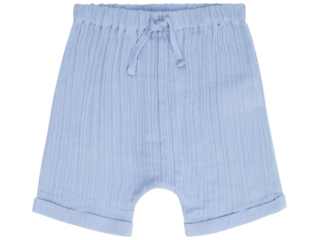 Baby Shorts Musselin "Charlie" hellblau