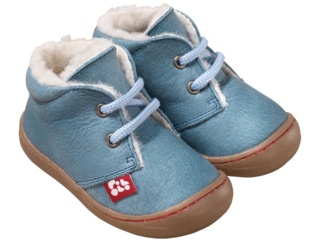 Kinder Schuhe "Juan" pflanzlich gegerbt stoneblue
