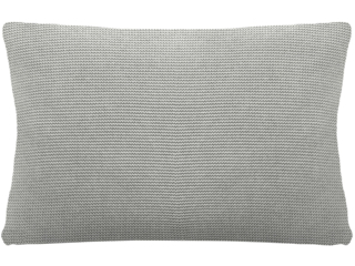 Kissenbezug 40x60 cm Bio Baumwolle vanilla-grey-melange