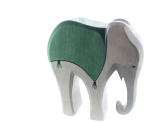 Elefant (mit Sattel) 14 cm