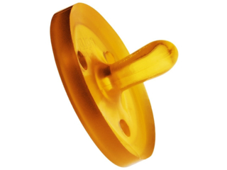 Beruhigungssauger, Naturkautschuk Schnuller, oval XS