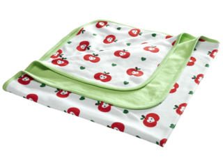 Babydecke doppellagig "Apfel"